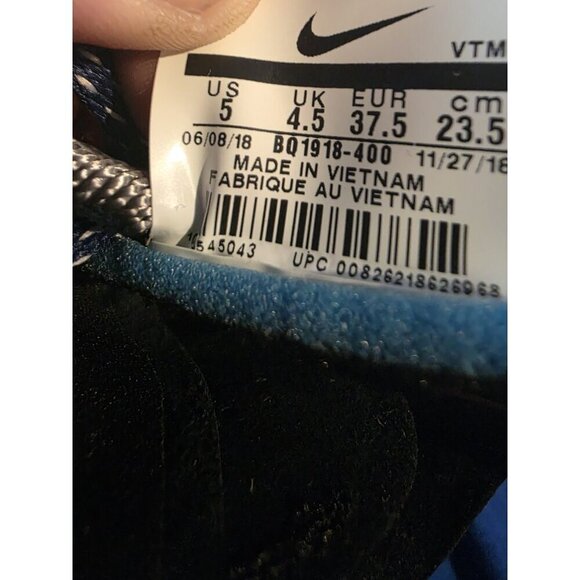 Nike Air Max 270 Orange Blue Black BQ1918-400 Size 7 Women / Men Size 5 - Picture 7 of 7